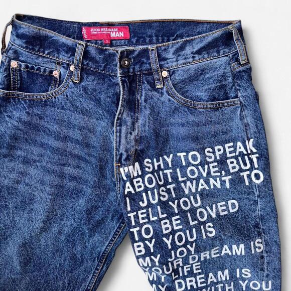 Junya Watanabe Poem Jeans - Picture 1 of 5